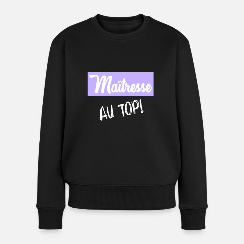 MAÎTRESSE - Pull Premium bio Femme - noir