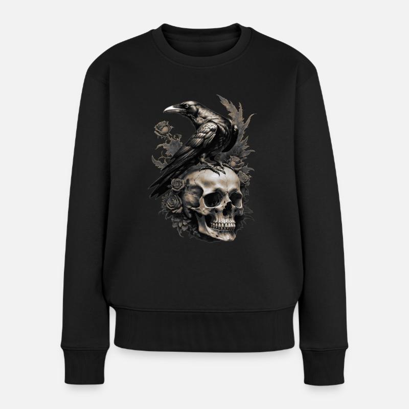Âme sombre - Pull Premium bio Femme - noir