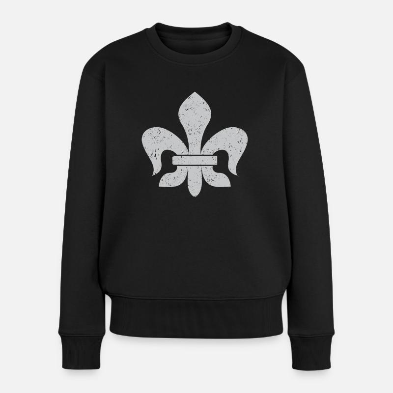 Lily / Lily Blossom - Belge - Pull Premium bio Femme - noir