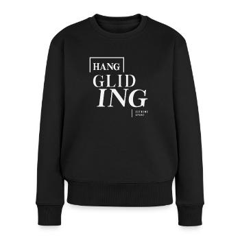 Extremsport Drachenfliegen - Frauen Premium Bio Pullover - Schwarz - Vorne - Julia (174cm)