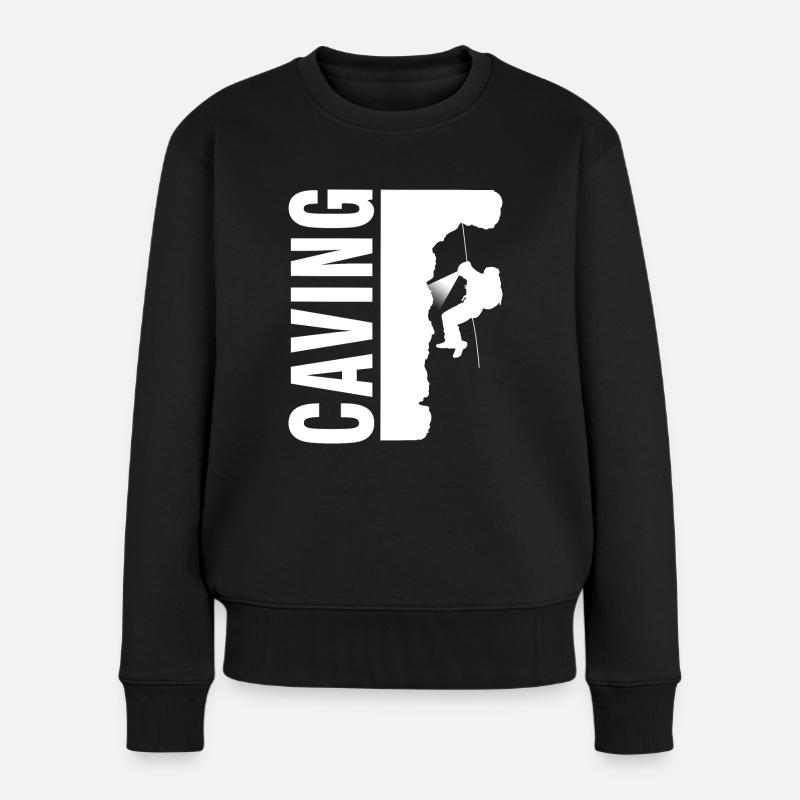Schlagloch - Frauen Premium Bio Pullover - Schwarz