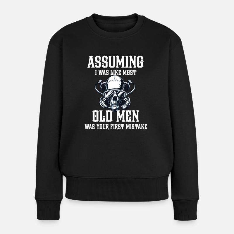 Old Men Scuba - Pull Premium bio Femme - noir