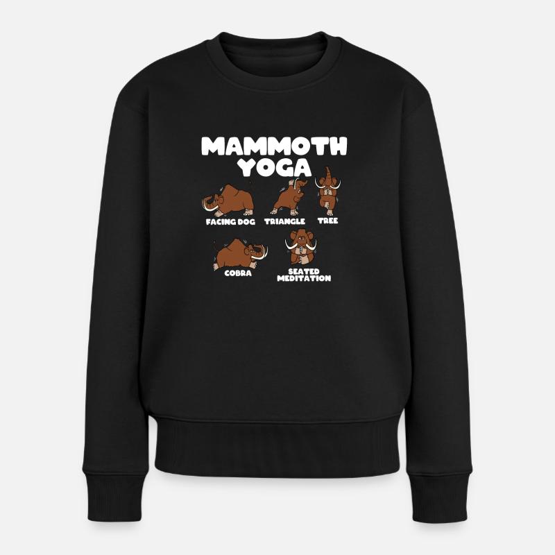 Mammut Yoga - Frauen Premium Bio Pullover - Schwarz