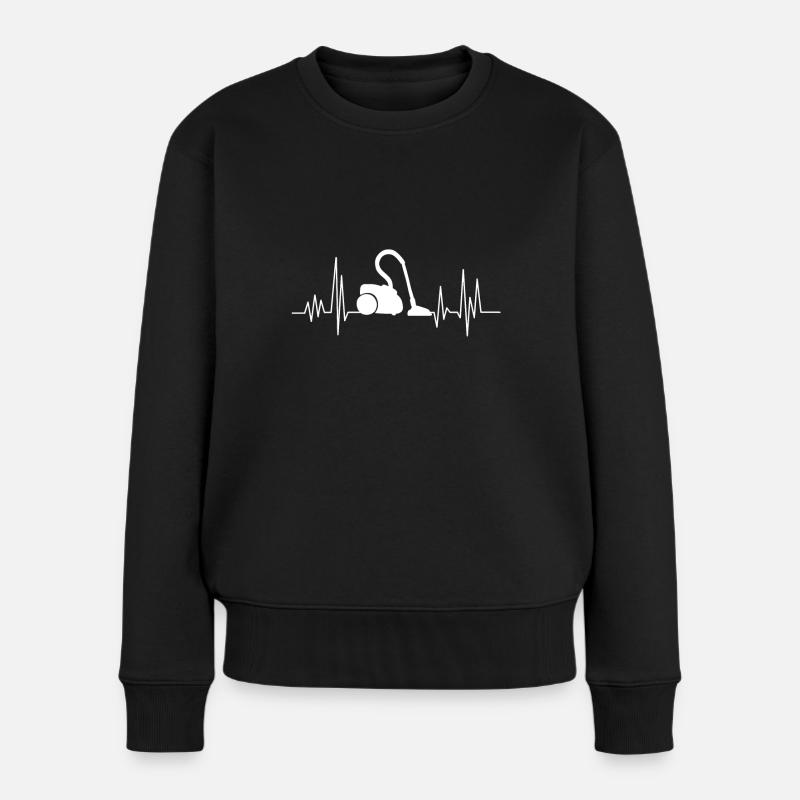 Staubsauger Reinigung Reinigungskraft Geschenk - Frauen Premium Bio Pullover - Schwarz