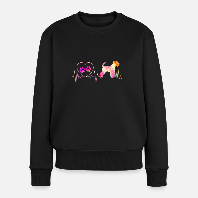 Miniature Schnauzer - Pull Premium bio Femme - noir