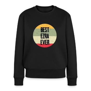 Le meilleur Ezra de tous les temps - Pull Premium bio Femme - noir - Devant - Julia (174cm)