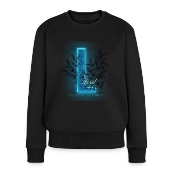 Lord You know I ́ll hold on - Women's Premium Organic Jumper - black - Front - Julia (174cm)