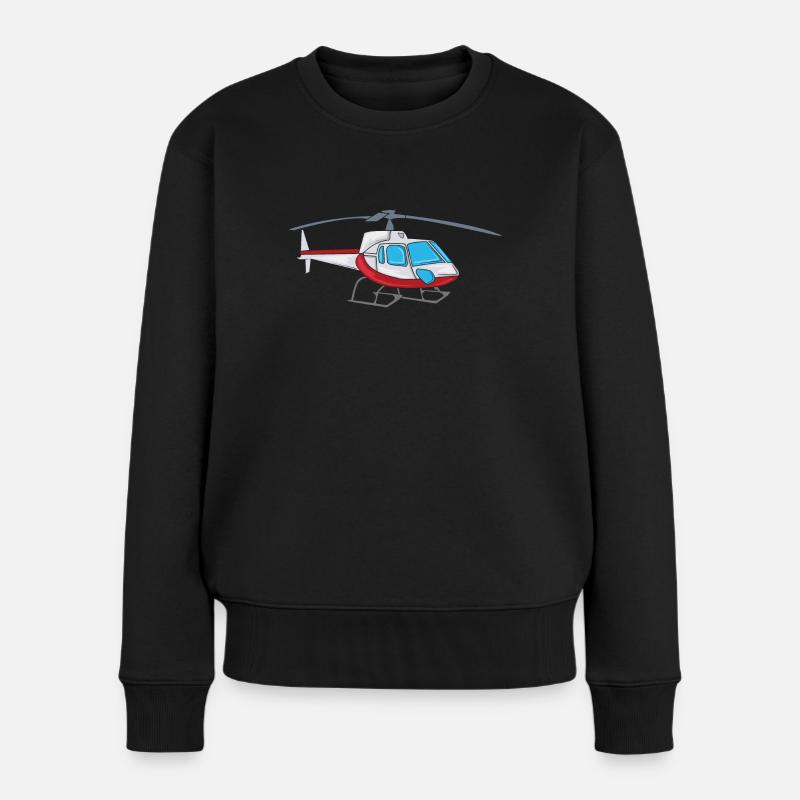 Helicopter helicopter - Women's Premium Organic Jumper - black
