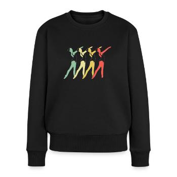 Ballett Geschenk Tänzerin Ballerina - Frauen Premium Bio Pullover - Schwarz - Vorne - Julia (174cm)