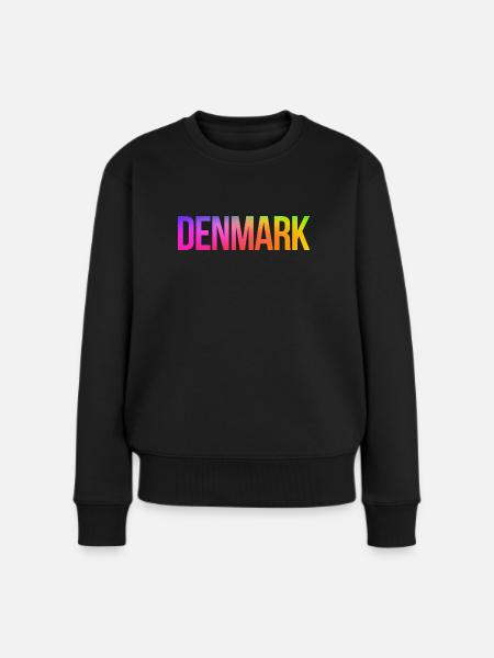 Denmark pride - Women's Premium Organic Jumper - black