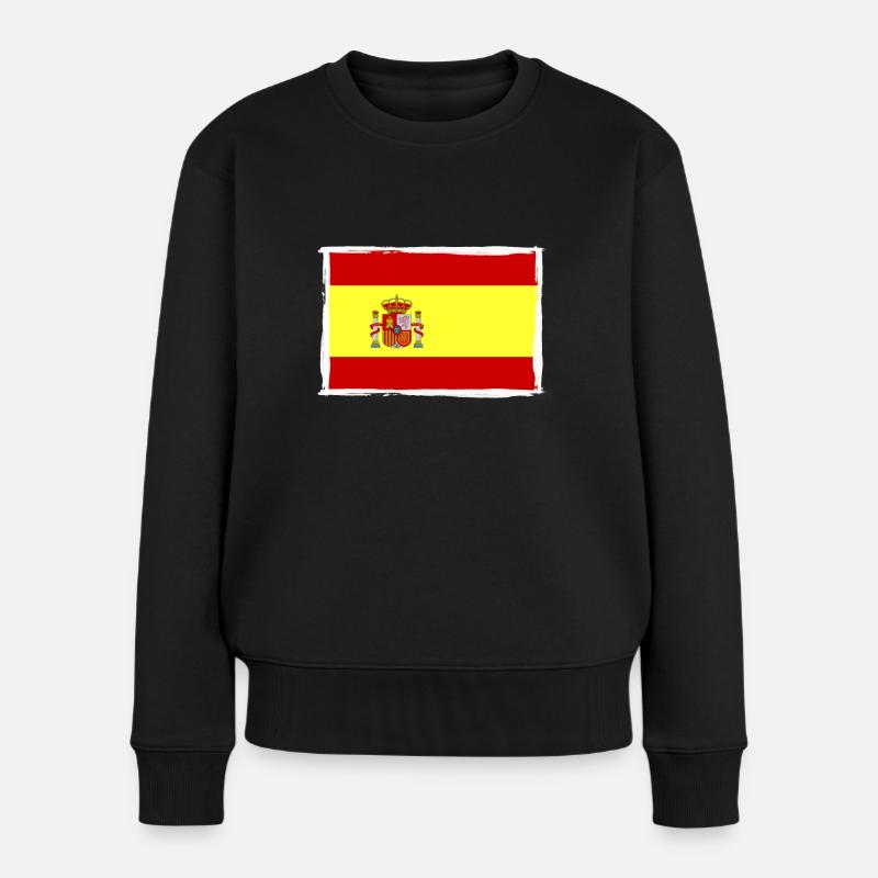 Spain - Pull Premium bio Femme - noir