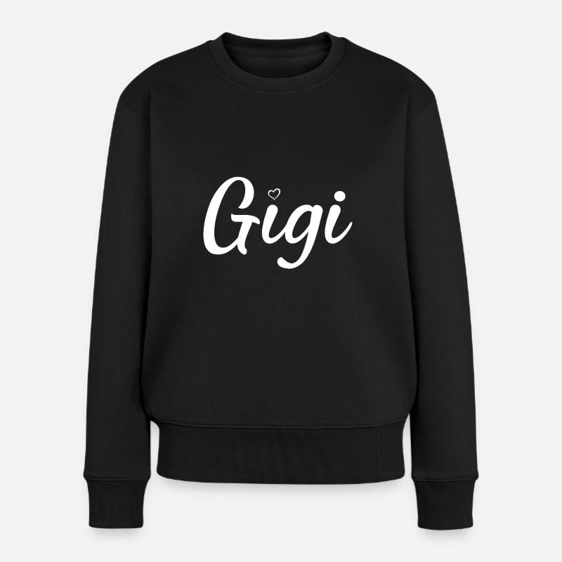 Gigi - Frauen Premium Bio Pullover - Schwarz