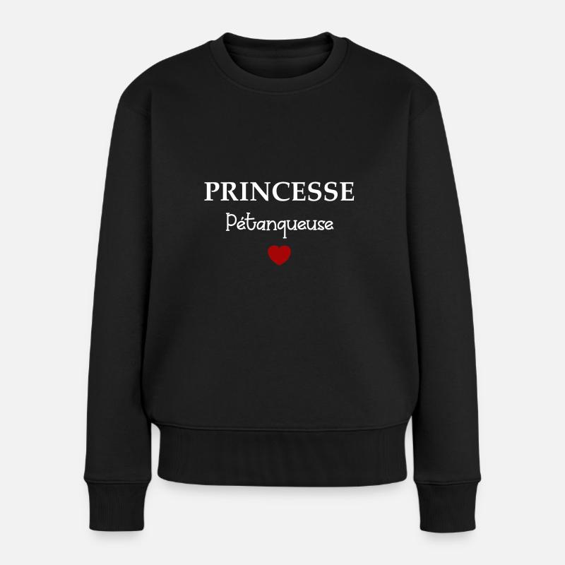 pétanqueuse - Pull Premium bio Femme - noir