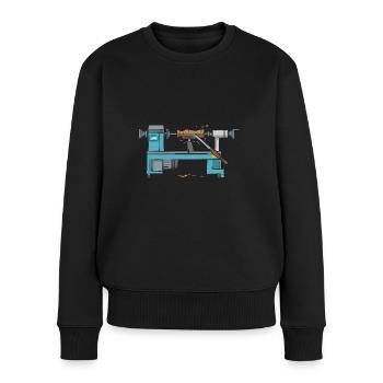 Turning Wood Lathe Lathe - Women's Premium Organic Jumper - black - Front - Julia (174cm)