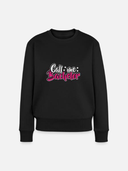 Bachelor bestanden Abschluss Promotion Sponsion - Frauen Premium Bio Pullover - Schwarz