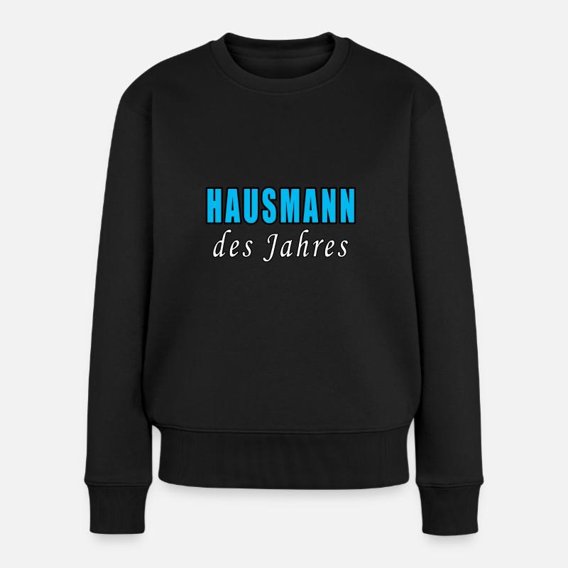 Hausmann Des Jahres - Frauen Premium Bio Pullover - Schwarz