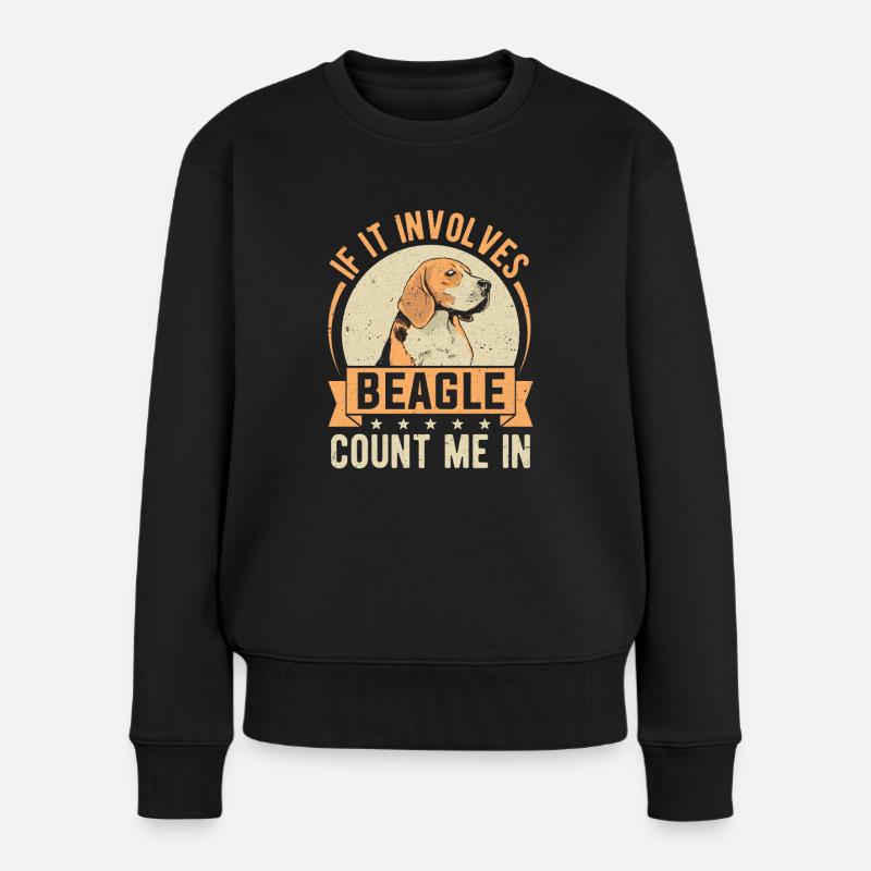 Propriétaire de chien Beagle s’il s’agit de Beagle - Pull Premium bio Femme - noir