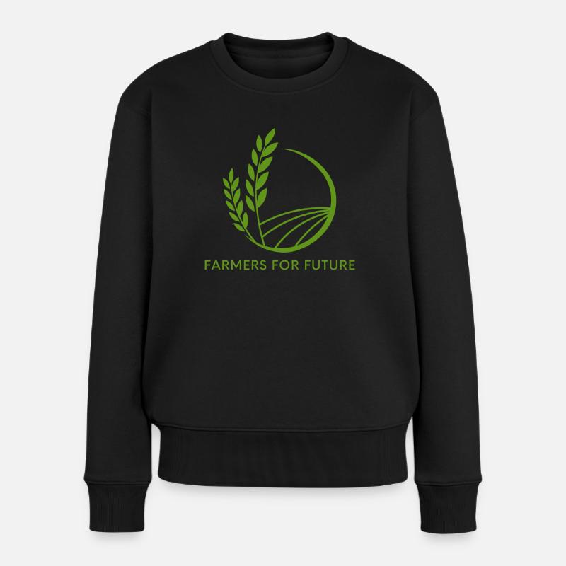 Farmers for Future - Frauen Premium Bio Pullover - Schwarz