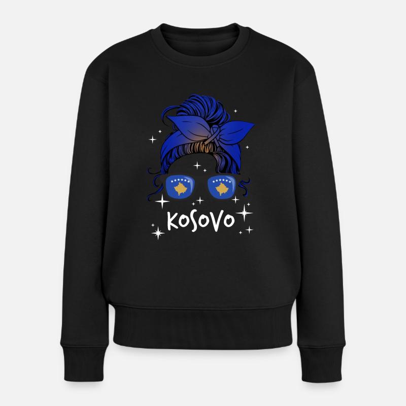 Kosovo (en anglais) - Pull Premium bio Femme - noir