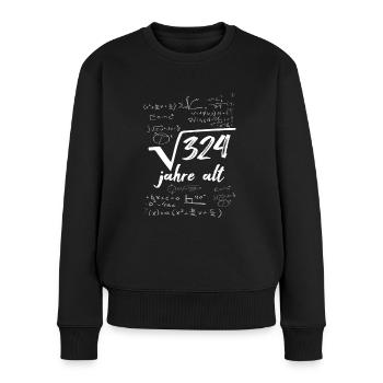 18 Jahre Geburtstag Mathematik Mathe Mathematiker - Frauen Premium Bio Pullover - Schwarz - Vorne - Julia (174cm)