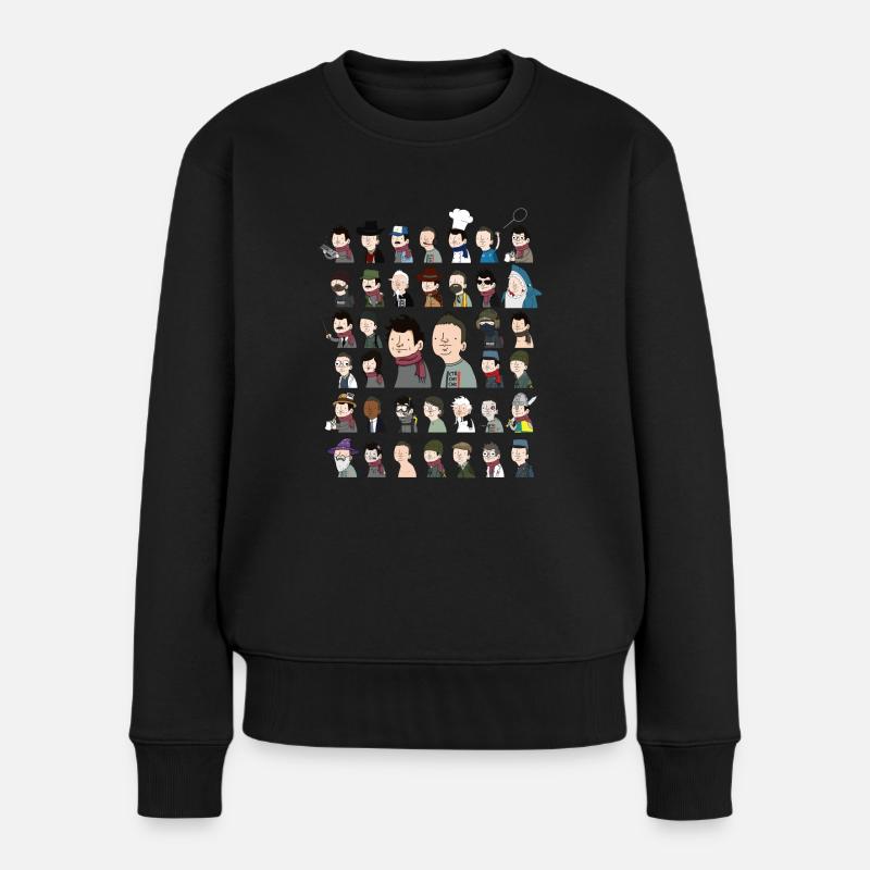 Wankil World - Pull Premium bio Femme - noir
