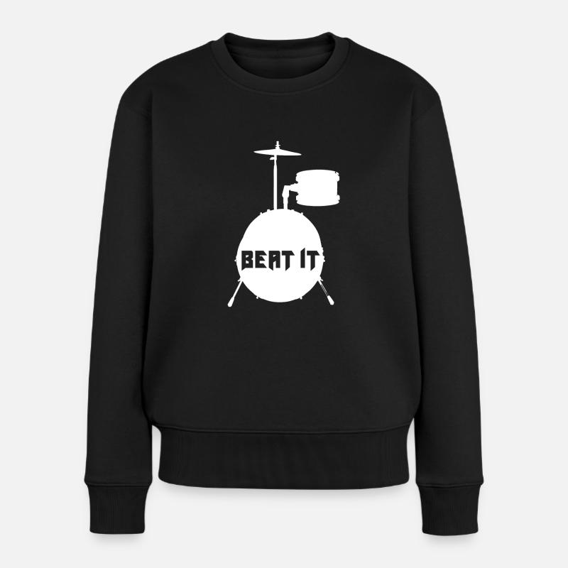 Gift drummer drummer drummer - Women's Premium Organic Jumper - black