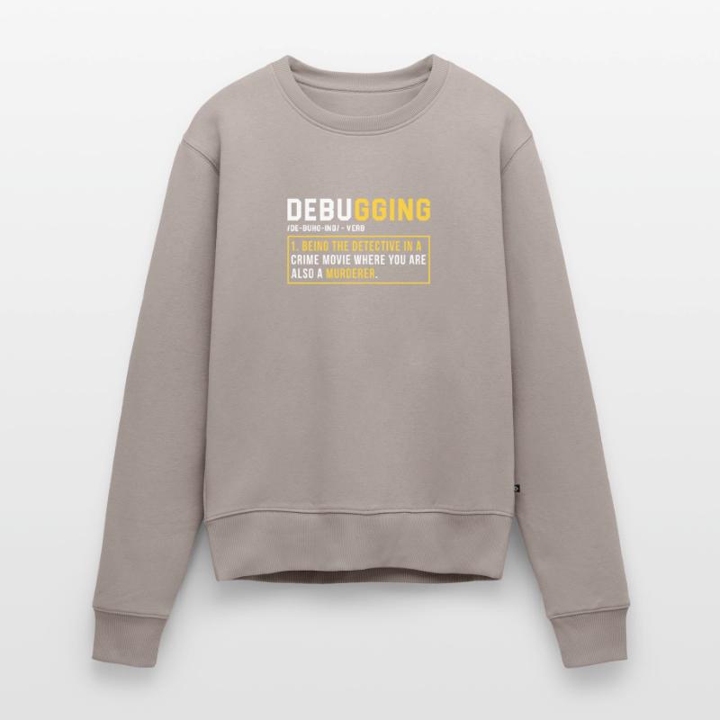 Debugging Programmer Cadeau Pull Premium bio Femme