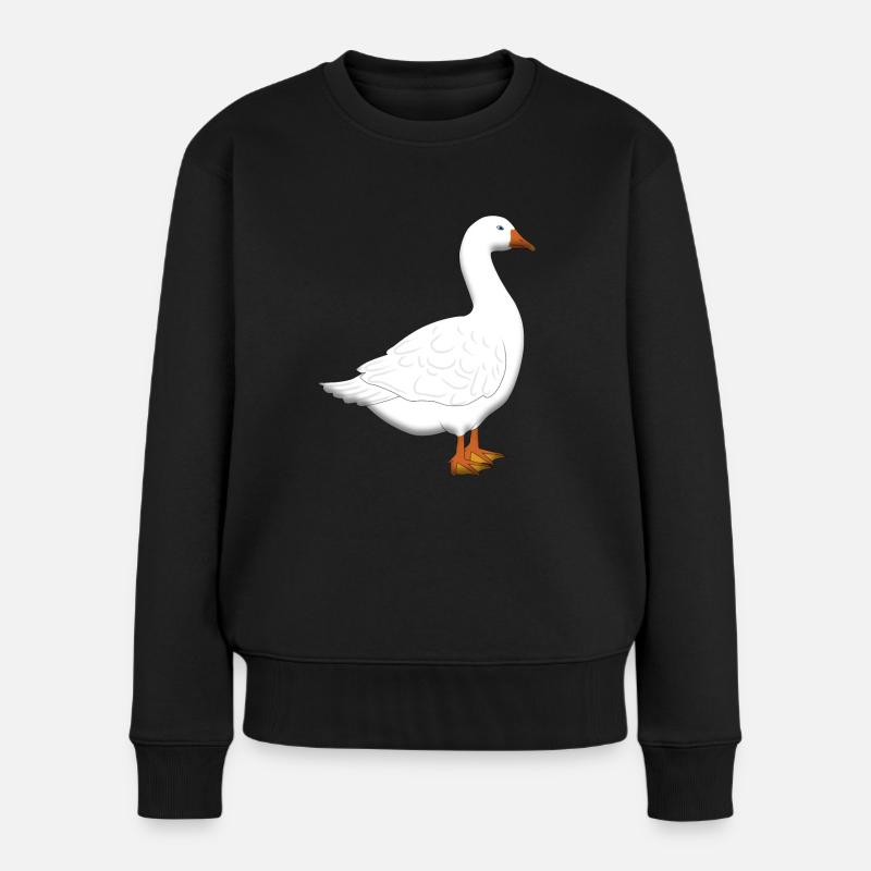 oie - Pull Premium bio Femme - noir