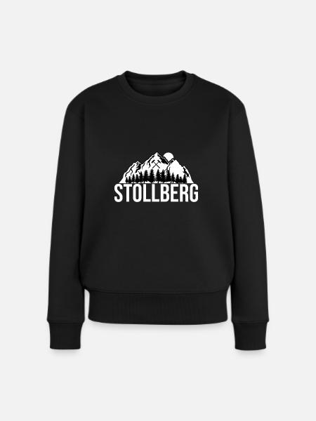 Stollberg Erzgebirge - Frauen Premium Bio Pullover - Schwarz