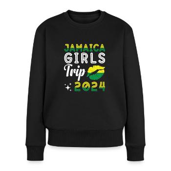 Jamaica Girls Trip 2024 Urlaub Partyurlaub - Frauen Premium Bio Pullover - Schwarz - Vorne - Julia (174cm)