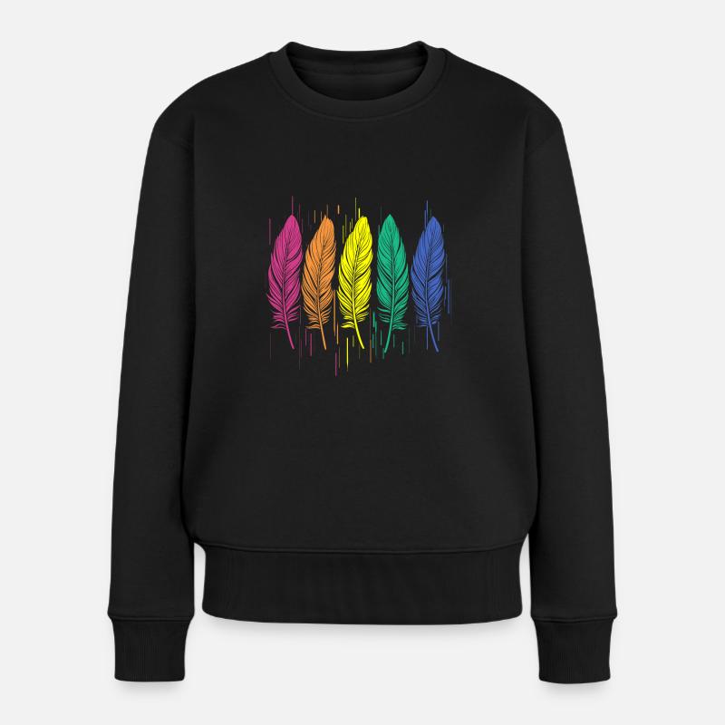 PLUME - Pull Premium bio Femme - noir