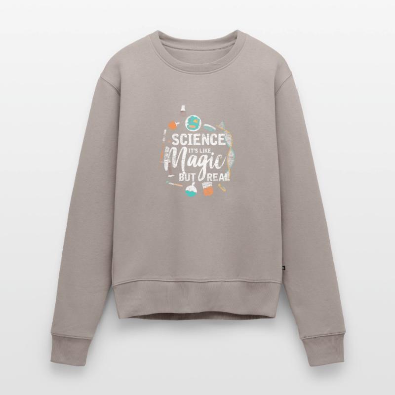 Magic science real reality math physics nerd Women's Premium Organic Jumper