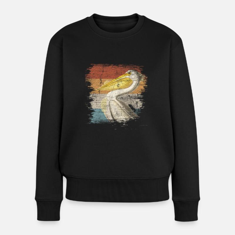 Pelikan - Frauen Premium Bio Pullover - Schwarz