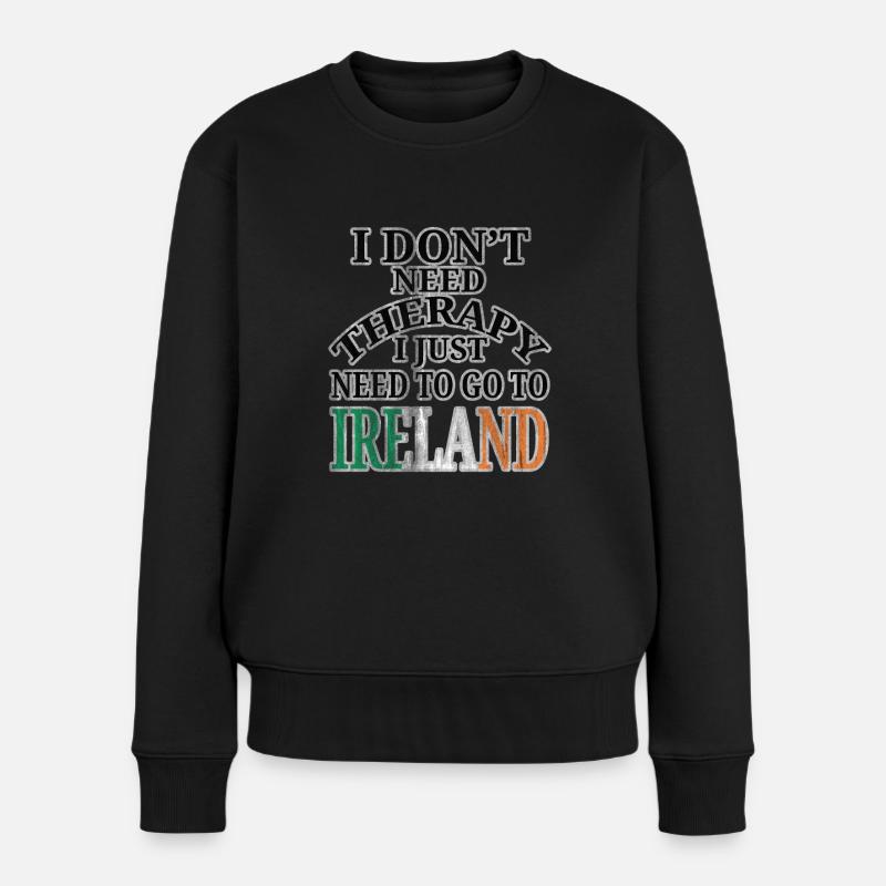 Irlande Traitement - Pull Premium bio Femme - noir