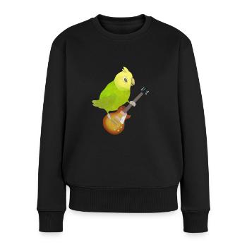 Guitare E-guitare cadeau pour enfants - Pull Premium bio Femme - noir - Devant - Julia (174cm)