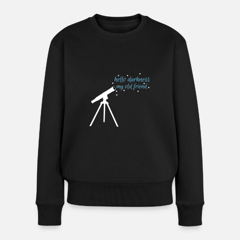 Astronomie - Frauen Premium Bio Pullover - Schwarz