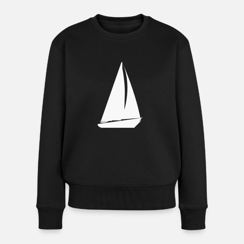 voilier - Pull Premium bio Femme - noir