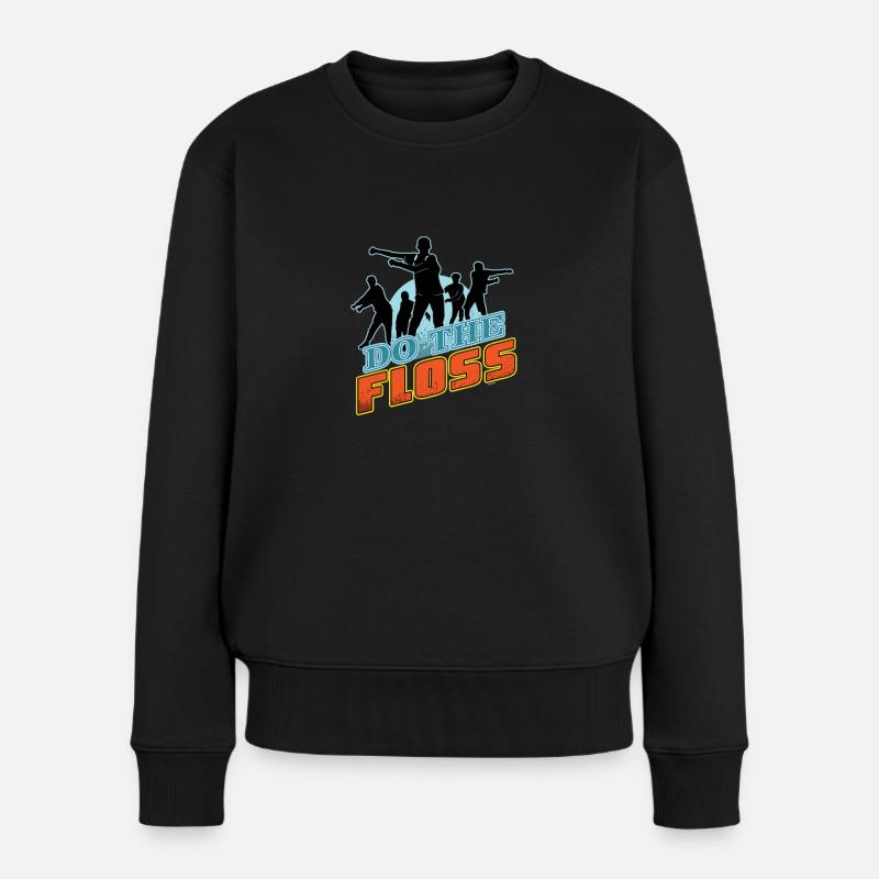Trends Exercise Movement Flossing Dancing Gift Do - Women's Premium Organic Jumper - black