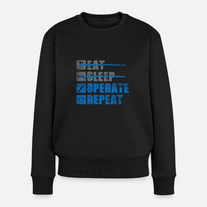 Chirurg - Frauen Premium Bio Pullover - Schwarz