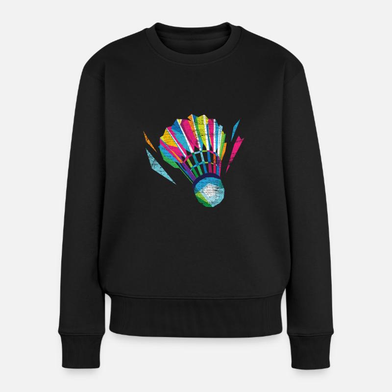 Badminton badminton - Pull Premium bio Femme - noir