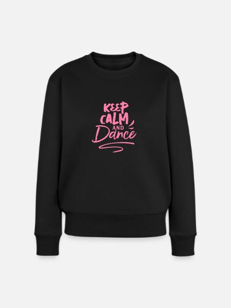 Tanz - Frauen Premium Bio Pullover - Schwarz