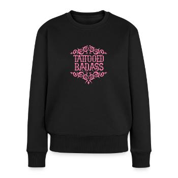 Tatouage - Pull Premium bio Femme - noir - Devant - Julia (174cm)