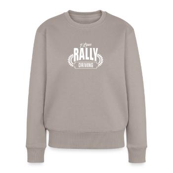 Fahrer Rallye Rallyefahrer Rallyfahren Rallyes - Pull Premium bio Femme - taupe - Devant - Julia (174cm)