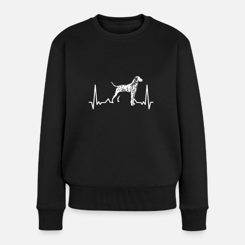 Pouls dalmatien - Pull Premium bio Femme - noir