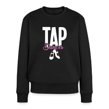 Tap Dancing Womens - Tap Dancer - Pull Premium bio Femme - noir - Devant - Julia (174cm)