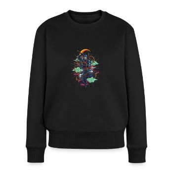 Ninja Manga Anime Cadeau Fans De Manga Japonais - Pull Premium bio Femme - noir - Devant - Julia (174cm)