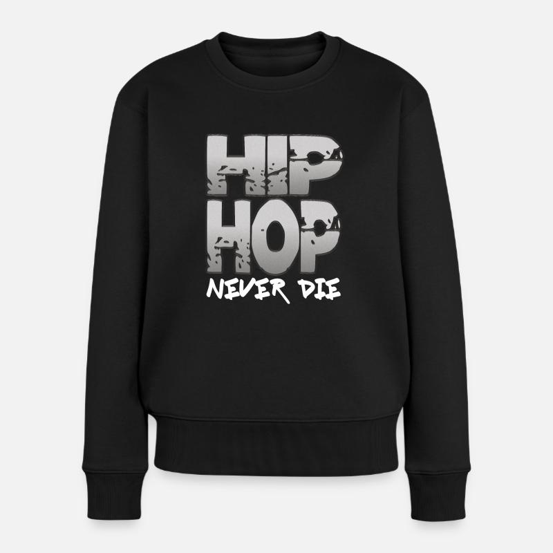 Hip Hop - Pull Premium bio Femme - noir