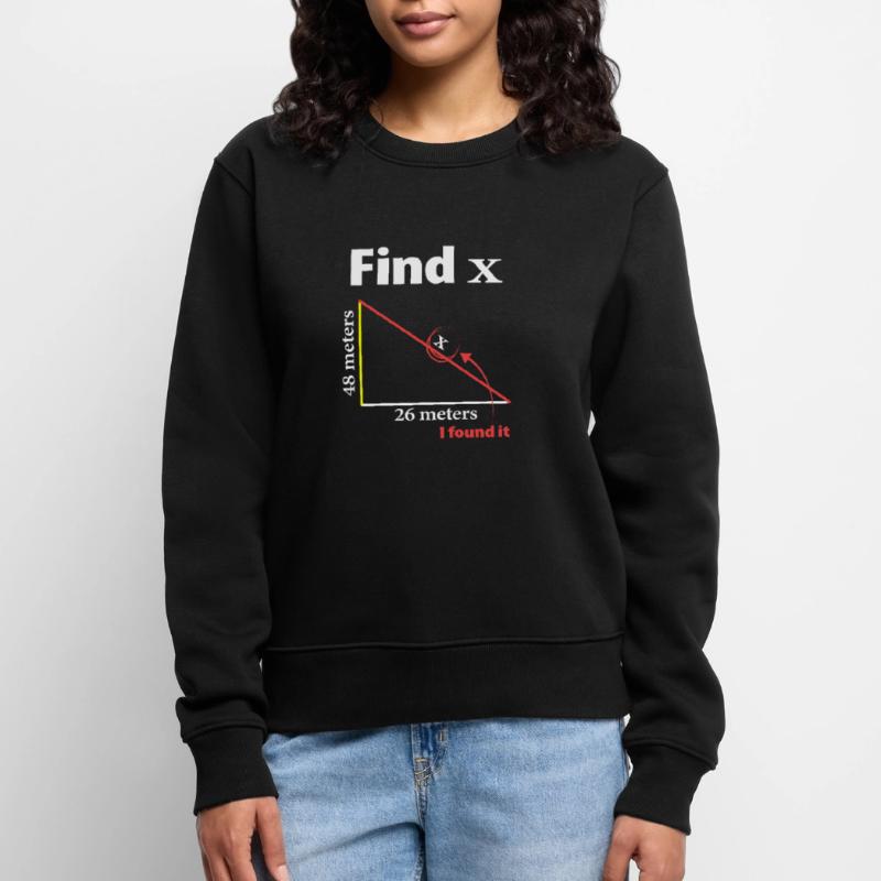 Pythagoras Triangle Mathematiker oder Mathe-Lehrer Frauen Premium Bio Pullover