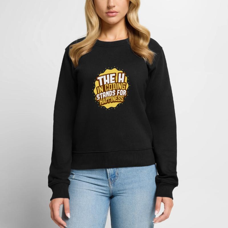 Coding Programmieren Frauen Premium Bio Pullover