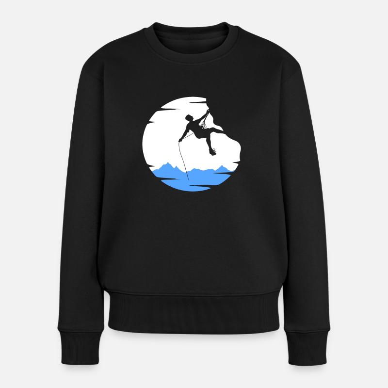 KLETTERN KLETTERER - Frauen Premium Bio Pullover - Schwarz